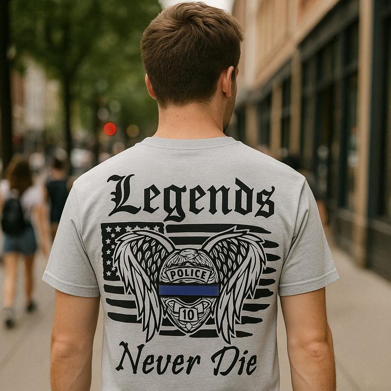 Legends Never Die Police T-Shirt