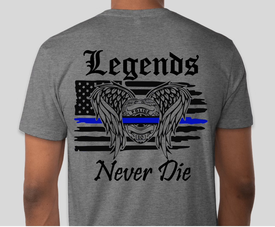 Legends Never Die Police T-Shirt