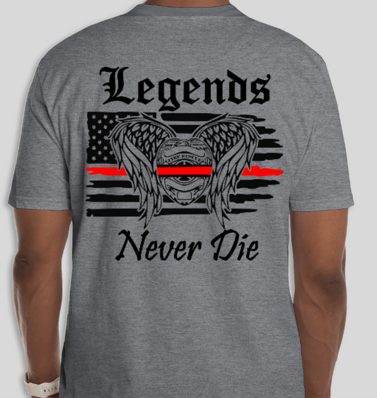 Legends Never Die Fire Rescue T-Shirt