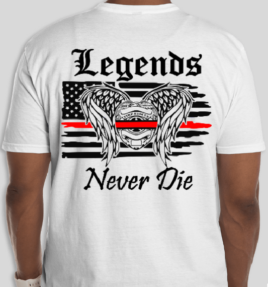 Legends Never Die Fire Rescue T-Shirt